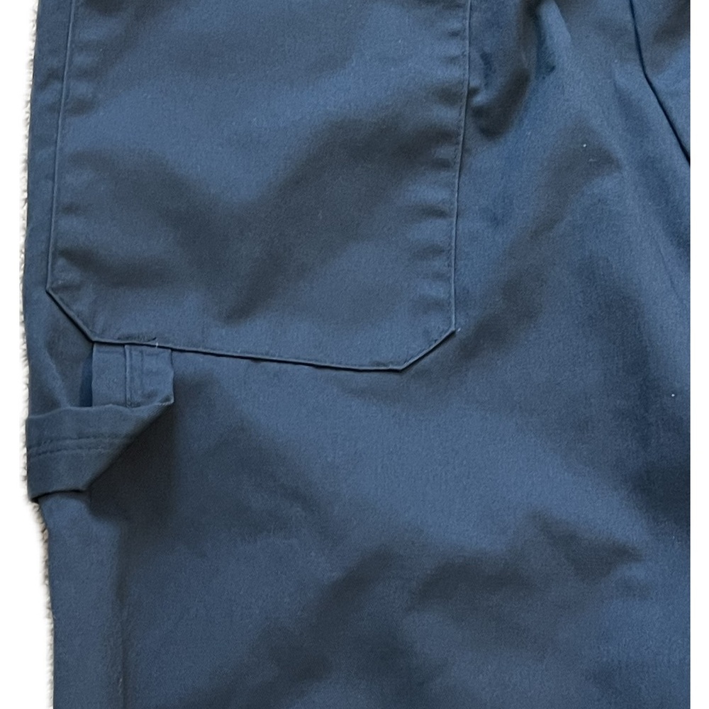 Vintage Dickies Coveralls Mens Blue Twill Zip Jumpsuit Mechanic Workwear 42 Tall - Picture 6 of 10